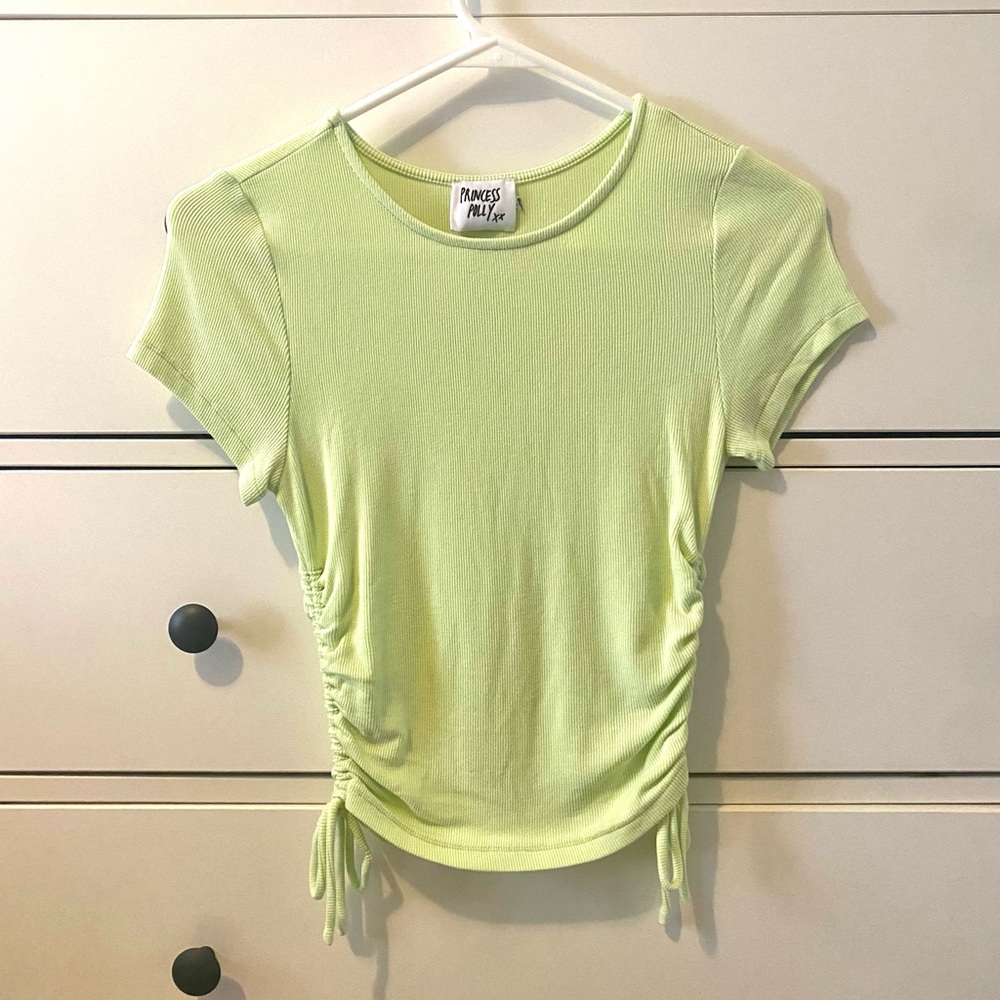 Princess Polly Lime Green Top